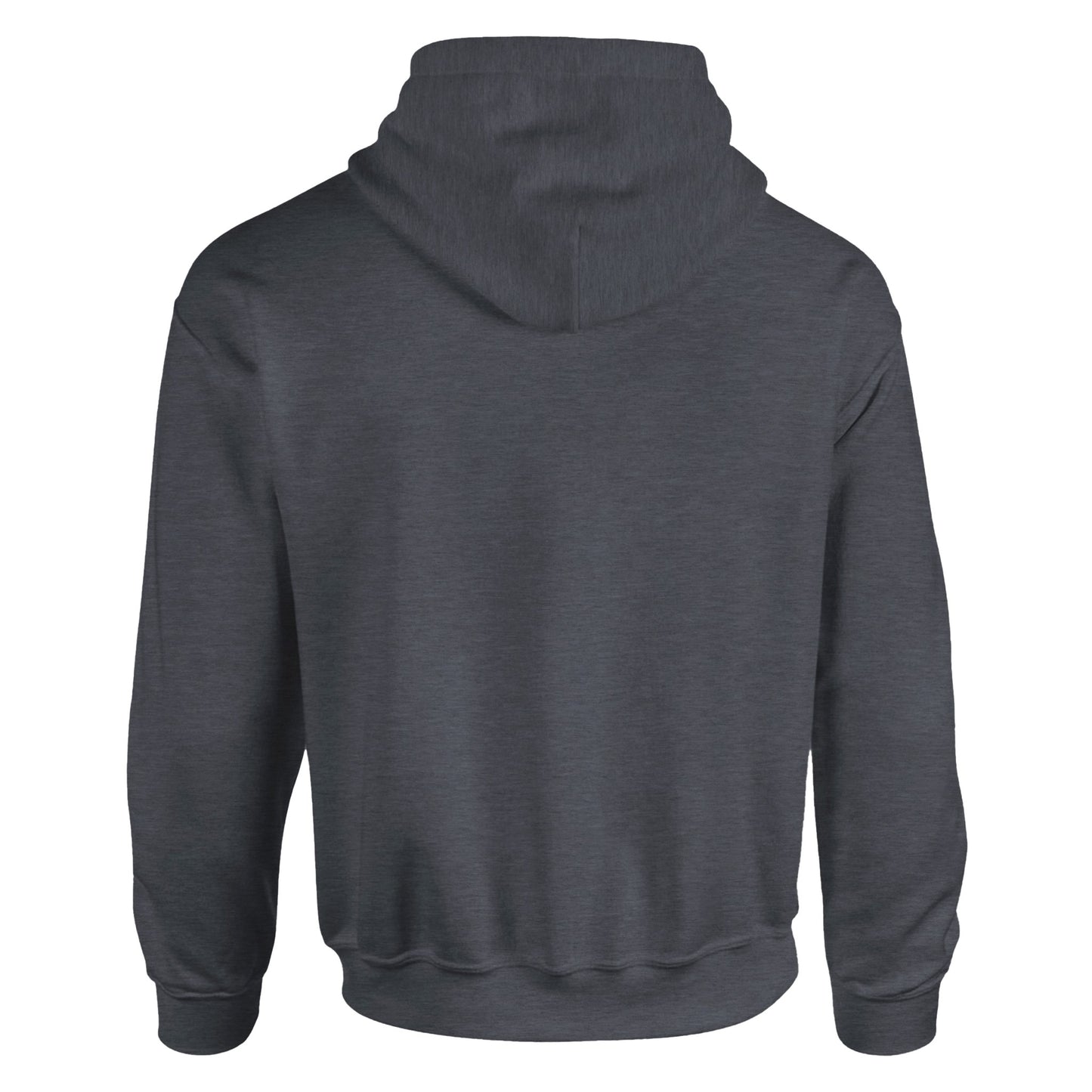 Dark gray hoodie on a white background