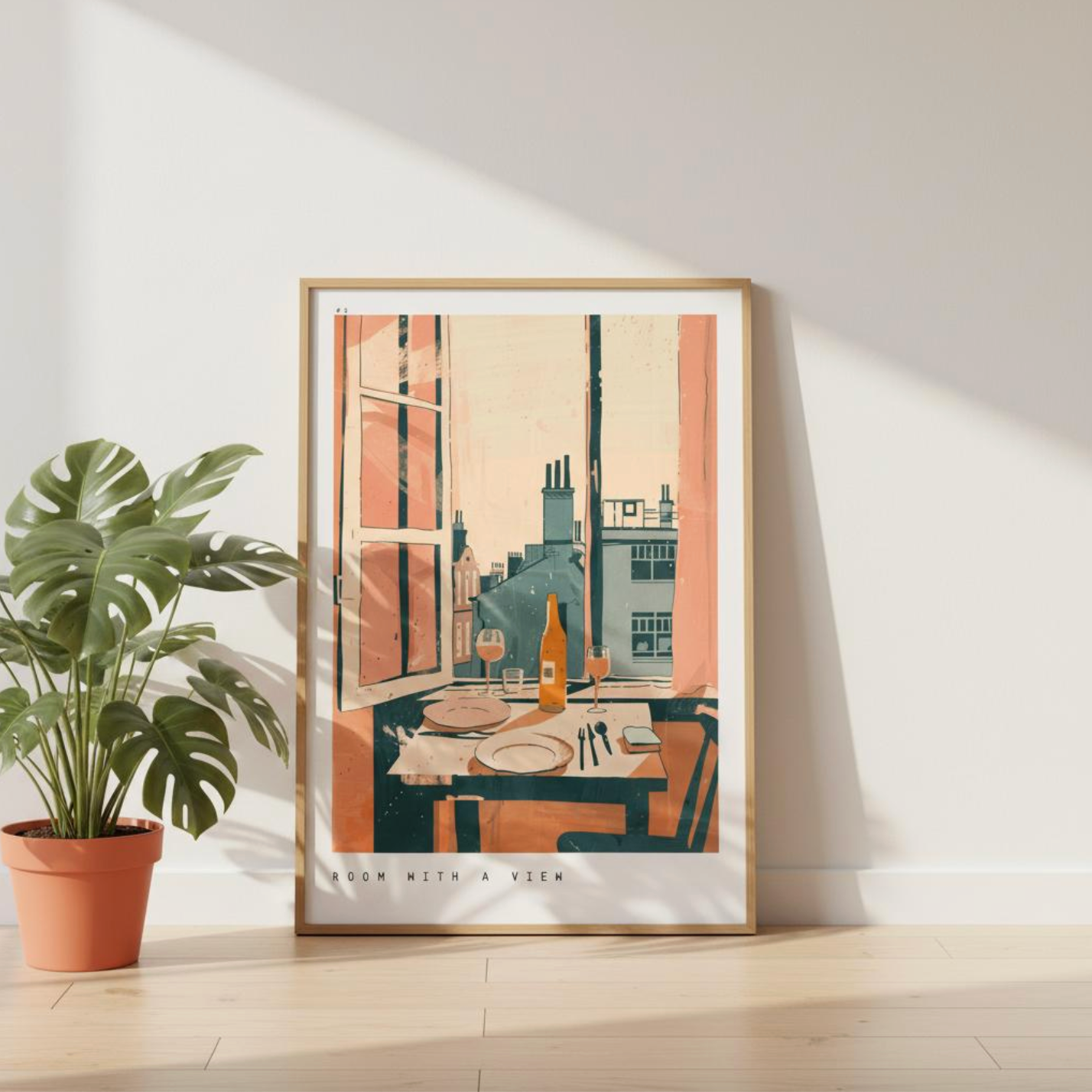 Room with a View #3 | Modern Wall Art for Minimalist Interiors