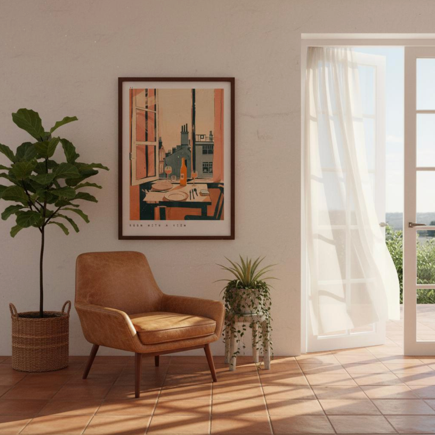 Room with a View #3 | Modern Wall Art for Minimalist Interiors