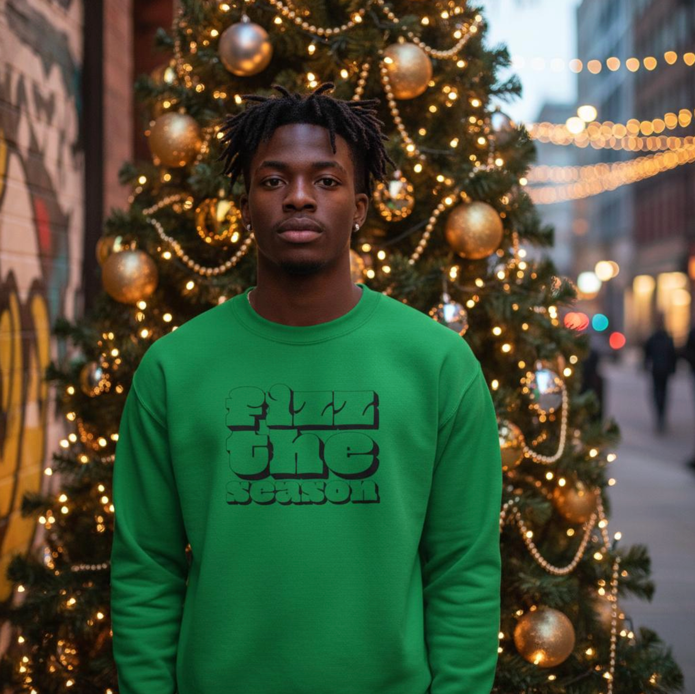 Fizz the Season Christmas Sweatshirt | Taste Union