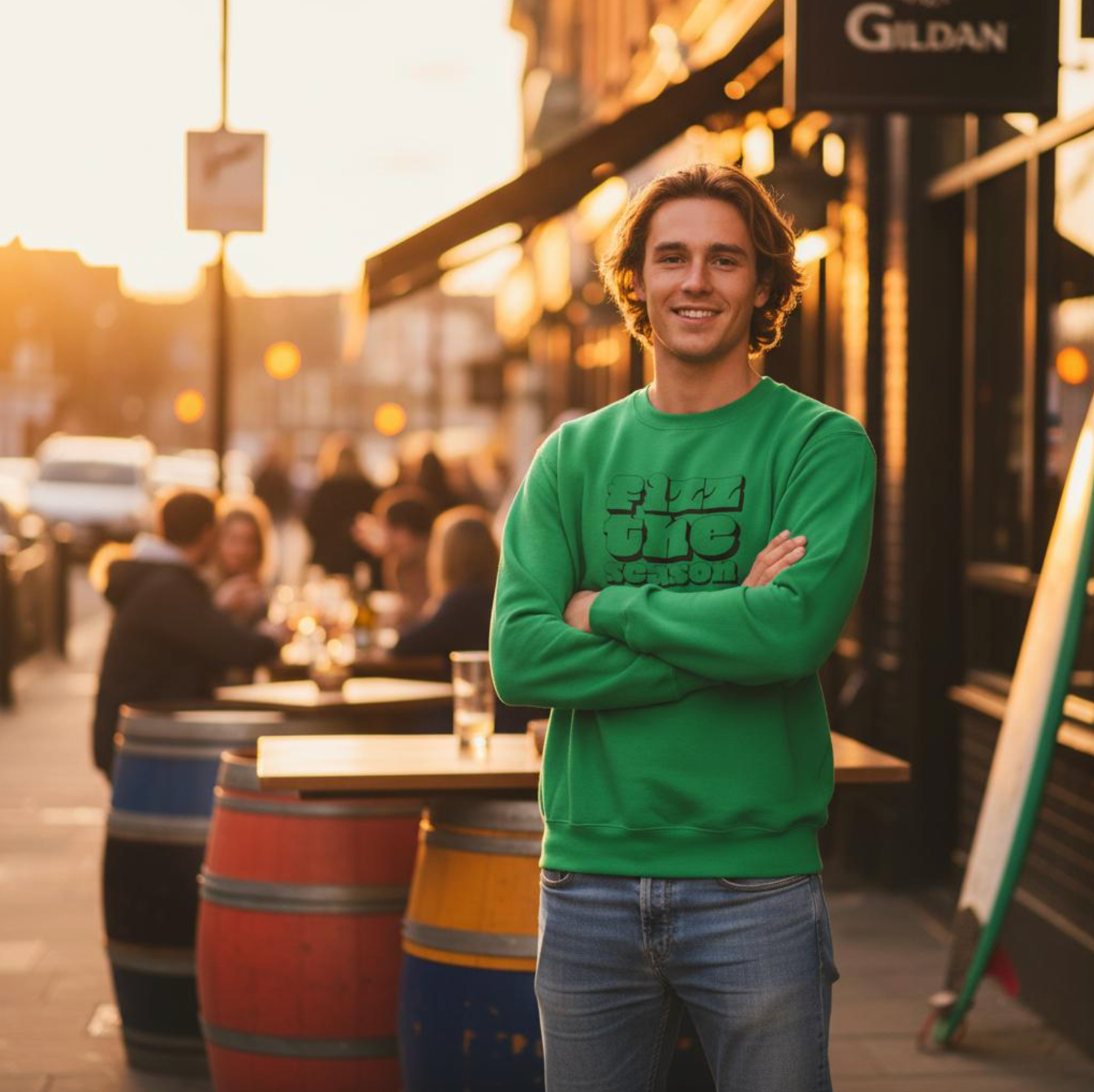 Fizz the Season Christmas Sweatshirt | Taste Union