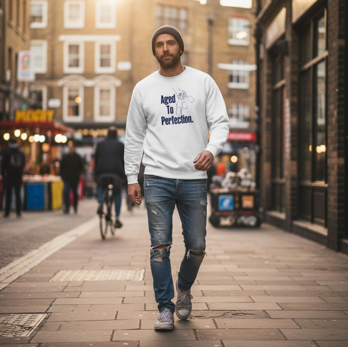 Taste Union | "Aged to Perfection"  Wine Sweatshirt