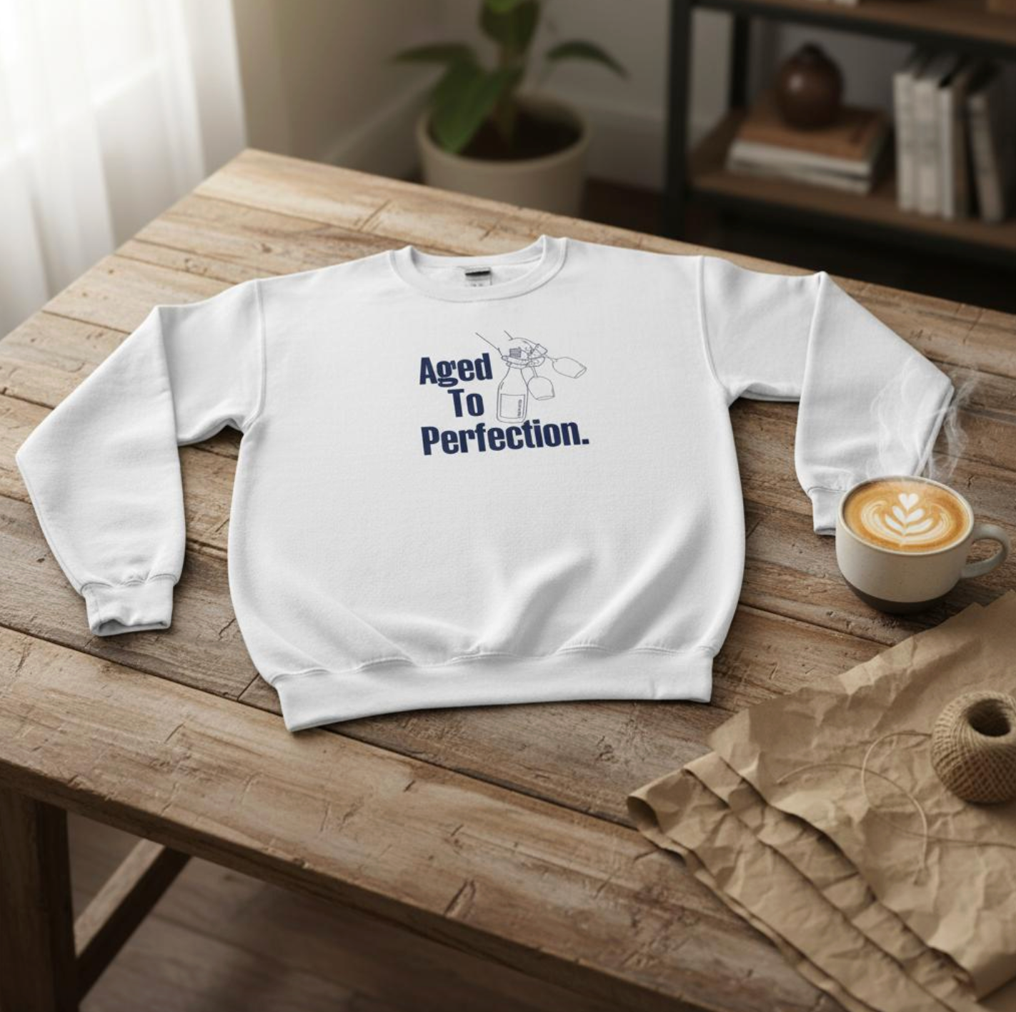 Taste Union | "Aged to Perfection"  Wine Sweatshirt