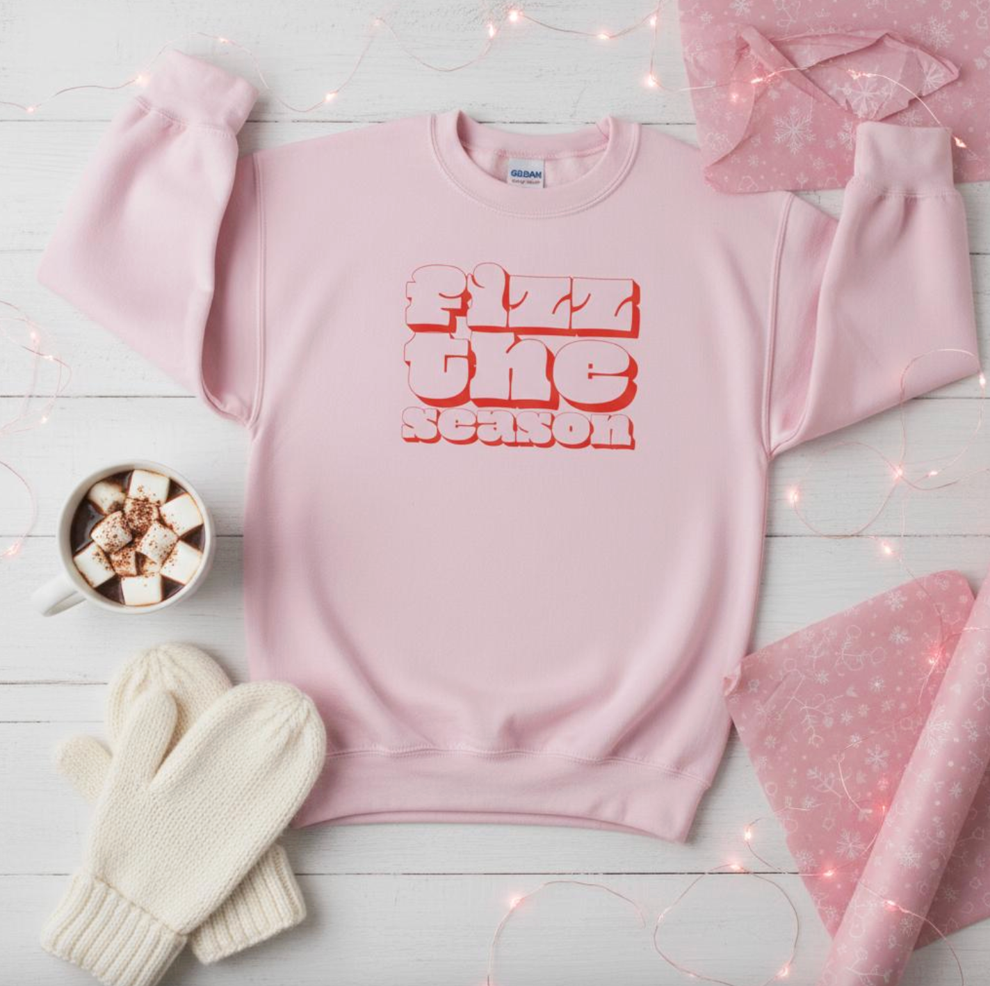 Fizz the Season | Unisex Wine Lover Christmas Jumper | Free Shipping