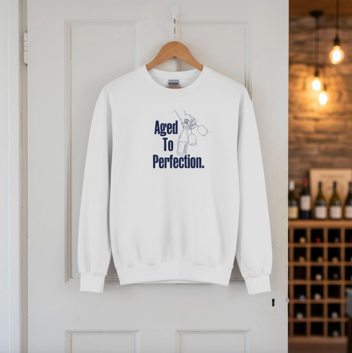 Taste Union | "Aged to Perfection"  Wine Sweatshirt