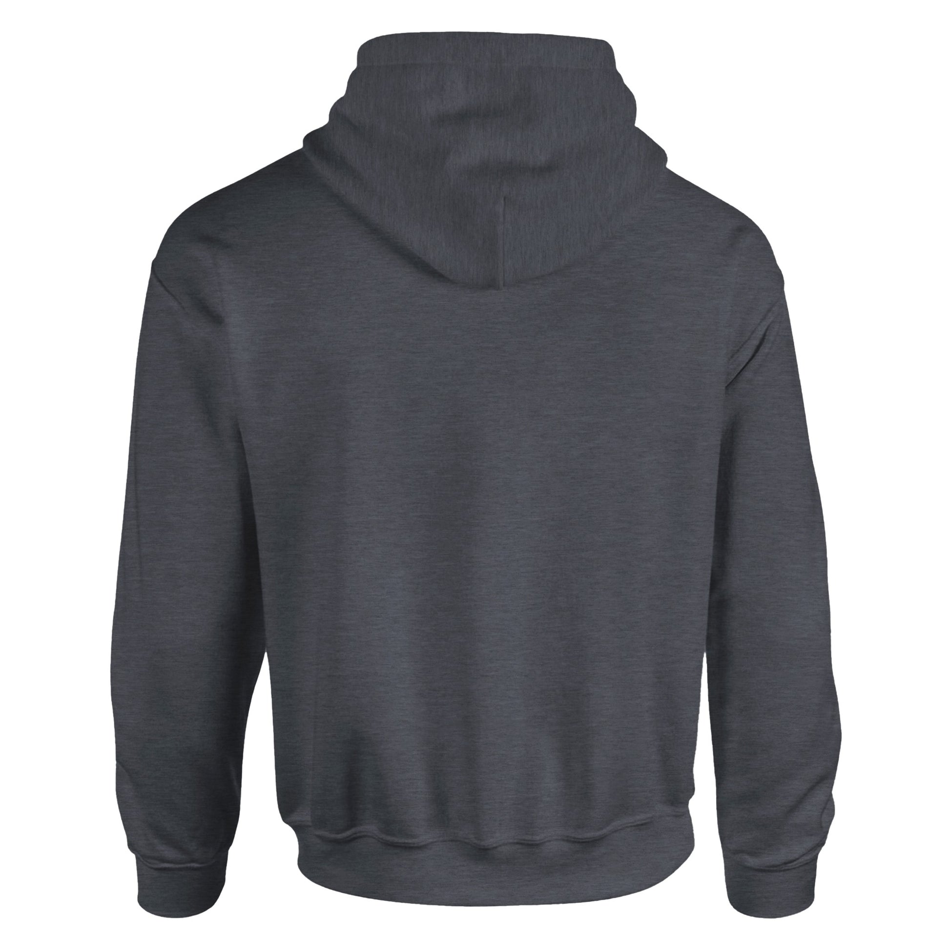 Dark gray hoodie on a white background