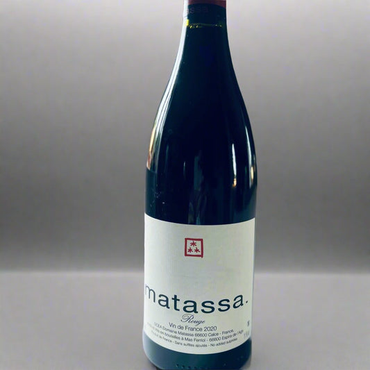 Matassa Olla Rouge 2020 - Biodynamic Natural Red Wine by Tom Lubbe from Roussillon, France featuring Grenache Noir, Grenache Blanc, Grenache Gris, and Macabeu